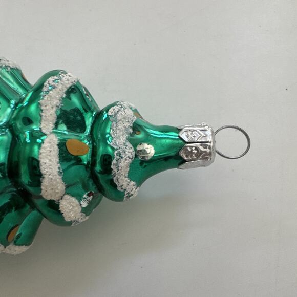 Vintage POLAND Blown Glass Christmas Tree Ornament Olde World Decor Traiditonal - Picture 9 of 9